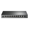 Switch PoE+ No Administrable De Escritorio 10 Puertos / 8 puertos 10/100/1000 Mbps PoE af/at Inteligiente / Presupuesto 123 W / Modo Extendido hasta 250 metros