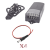 Kit con fuente EPCOM con salida de 12 Vcc a 5 Amper con 4 salidas / Incluye conectores