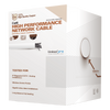 Bobina de Cable de 152 Metros (500 Pies) Cat6+ Calibre 23 Alto Desempeño, Super Flexible, UL, Color Blanco, para Aplicaciones de Video Vigilancia y Redes de Datos