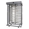Torniquete Sencillo / Cuerpo Completo / Interior/Exterior / 100% Acero con Pintura Gris / EJE CENTRAL de Acero Inoxidable /Acabado de Lujo / Alto Tráfico