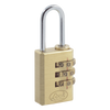 Candado de Latón de Combinación Maletero Programable/ Medida 20 mm / Nivel de seguridad 3 / Discos Programables.