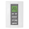 Termostato digital para fan coil de 2 tuberías, 110 VCA, ventilador de 3 velocidades, control on/off de válvula