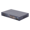 Switch PoE+ / Distancia 250 Metros / 8 Puertos + 2 Combo TP/SFP Gigabit y Pantalla LCD Para Monitoreo