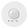 Sensor de ocupación y vacancia inalámbrico de techo, PIR 360°, cobertura de 30.2 a 62.4 m², a batería, compatible con RadioRA 2, RA2 Select, RadioRA 3 y Vive