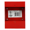Caja de montaje superficial para estación manual de alarma direccionable Fire-Lite BG-10LX y BG-12LX