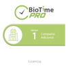Software de Gestión Centralizada de Asistencia BIOTIMEPRO Licencia para agregar 1 compañía adicional