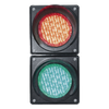 Semáforo / Señalización Rojo y Verde / Diametro 100mm / LED / 110vca.