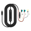 Adaptador Buck DC-DC / Entrada 12-24V DC / Salida 5V MicroUSB / Protección Baja Tensión 11.3V / Cable 3.4 m (11.2 ft)