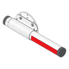 Brazo de aluminio sin iluminación de 14ft (4.26m) / Montaje no incluido