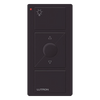 Control remoto inalámbrico Pico de 3 botones con subir y bajar de intensidad y luz nocturna, compatible con Caseta Wireless y RadioRA 2, color negro brillante