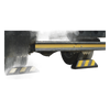 Tope Vehicular 55cm / Para Camion / Estacionamiento / Color Negro-Amarillo.