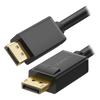 Cable DisplayPort 1.2 Macho a Macho | Longitud 1.50 Metros (4.92 Pies) | Versión DP1.2 | Soporta 4K@60Hz; 2K@144Hz | Soporta 3D | Color Profundo de 8 y 10 Bits | Blindaje Interno Múltiple | Cobre Estañado 28AWG | Botón de Liberación