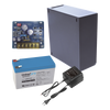 Kit con fuente PLB2 con salida de 12 Vcc a 2.5 Amper, incluye transformador y batería de 12 V a 7 Amper