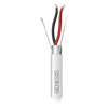 Bobina de 305 m (1000 ft) / Cable para Alarma 2x22 AWG / Blindado / Riser / Blanco