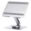 Soporte Giratorio de Aluminio para Laptop | Giratorio 360° | Función de Bloqueo | Soporta Laptops de 10 a 17.3''| Capacidad de Carga 5Kg | Excelente Estabilidad | Diseño Ergonómico | Altura y Angulo Ajustable | Plegable y Port&amp