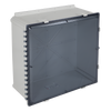 Caja De Policarbonato Con Puerta Tintada, 24Hx24Wx10D Pulgadas (609.6 x 609.6 x 254 mm), IP66, Uso Interior Exterior, Listado UL/cUL