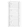Control remoto inalámbrico Pico de 4 botones para 3 escenas de iluminación y apagado, batería de 10 años, para Caseta Wireless, RA2 Select, RadioRA y HomeWorks