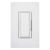 Atenuador de pared inalámbrico Maestro Wireless, 150 W LED/CFL, 600 W incandescente/halógeno, 600 VA MLV, 120 V, no requiere neutro, compatible con hub Vive, color blanco