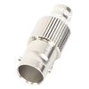 Conector BNC Hembra de 75 Ohm, Anillo Plegable para Cable RG-6/U, Níquel/ Oro/ Teflón.
