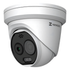(HIKMICRO) Turret IP Bi-Espectral / Térmica (160 X 120 / 1.8 mm) + Óptica (5 MP / 2 mm ) / Rango: -20°C a 150°C / 8°C Tolerancia / VCA 3.0 (Vehiculo 60 Mts / Humano 20 Mts) / Detección de Fuego y Humo / IP67 / Dual Light /