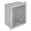 Gabinete de Fibra de Vidrio, IP66 para Uso en Interior o Exterior y Puerta Transparente Removible