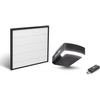 Kit Puerta de Garage 14x8 Pies (4.27 x 2.44 m) / Imitacion madera / Motor DC 1/2 HP / Insulada / Activación WiFi / Hasta 50 Controles / Lámina Calibre 26