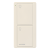 Control Pico inalámbrico de 2 botones para encendido y apagado, gloss light almond