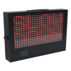 Radar de velocidad con mensaje de advertencia