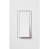 Interruptor de palanca Claro de 4 vías y 15 A a 120/277 V, para controlar iluminación desde tres o más puntos, color blanco brillante