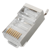 Conector RJ45 para Cable FTP/STP Categoría 5E - Blindado con Pin a Tierra