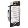 Botonera híbrida de 5 botones con atenuador de 450 W integrado, inalámbrica RF, sistema RadioRA 2