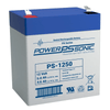 Battery 12V, 5.0AH, For Backup, AGM/VRLA Technologies, 5 Years Service Life, F1 Terminals, UL Recognized