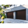 Sección de puerta de garaje / Lisa / Imitación madera / NOGAL NEGRO / Para GARAGE128B / Estilo americano.