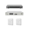 Complete Network Solution for up to 200 Clients and up to 4 Internet services. Ideal for starting a Hospitality or Office Project
