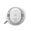 Compact Photoelectric Standalone Smoke Detector | Replaceable AA Battery | Model 21031529 | 6-Pack