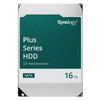 Disco Duro SATA de 3.5 pulgadas de la serie Plus | Capacidad de 16 TB | Interfaz SATA de 6 GB/s | Velocidad de rotación de 7200 rpm | Caché de 256 MB o 512 MB | MTBF de 1.2 millones de horas | Carga de trabajo de 180 TB/año.