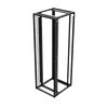 Organizador Vertical de Cables Rack 45 UR / Acero Negro / Sección 95x208 mm / Capacidad 726 Cables / Fijación Flecha 1.75 pulg