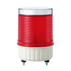 Luz LED destellante IP65, recargable solar en color Rojo