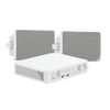 Kit de Audio | 70/100V | 2 Altavoces de pared | Bluetooth | Color Blanco | Hik-Connect