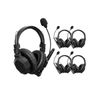 Wireless Binaural Communication Headset / AI Noise Cancellation / 500m Distance Communication / Bluetooth / 1050mAh Battery / Rain Resistant
