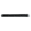 NAS RackStation RS422+ | 4 bahías | 1U | AMD Ryzen R1600 | 2 GB DDR4 ECC | 570 MB/s de lectura | 530 MB/s de escritura | Puertos duales de 1GbE | Actualización a 10GbE | Compatibilidad con RAID | Synology DSM.