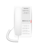 Teléfono IP para Hotelería, Puerto USB-A para Carga, 5 Teclas Programables para Servicio Rápido (Hotline), Plantilla Personalizable con PoE