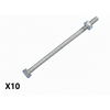 Kit de 10 tornillos para montar 1 separador de plástico