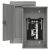 Centro de carga trifásico 3 Fases, 4 Hilos para interruptores QP, de 12 polos - 24 circuitos, 120/240vca, Barras de aluminio 100 Amp, Nema 1, uso interior. Incluye tapa.