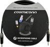 Cable 3.5mm a 3.5mm, conectores color negro MTP3C-BG, length 5m