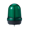 LED con patrones fijo/intermitente, estroboscópico y simulación rotatorio, Color Verde de 110-240 VCA
