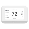 Termostato inteligente con pantalla táctil de 4.3 pulgadas, sensor de humedad, hasta 3H/2C bomba de calor, Wi-Fi, Bluetooth y Matter, color blanco