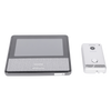 KIT DE VIDEOPORTERO IP COLOR NEGRO / Apertura con app / Súper elegante / Monitor WIFI / Alimentación 110vca