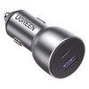 Cargador de Auto 52.5W | Puerto USB-A y USB-C | Carga Rápida | Compatible con Vehículos de 12 y 24 VCD | PD3.0 + QC3.0 | Chip Inteligente | Diseño Compacto Mayor Eficiencia Energética | Caja de Aluminio