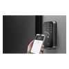 Cerradura Inteligente con Huella Digital LNDU HK01W / WiFi Integrado / Compatible Apple HomeKit / Teclado Táctil / 8 Baterías AA / Escaneo iPhone-Apple Watch-Fob / Bloqueo Manual y Automático / Exterior IP54